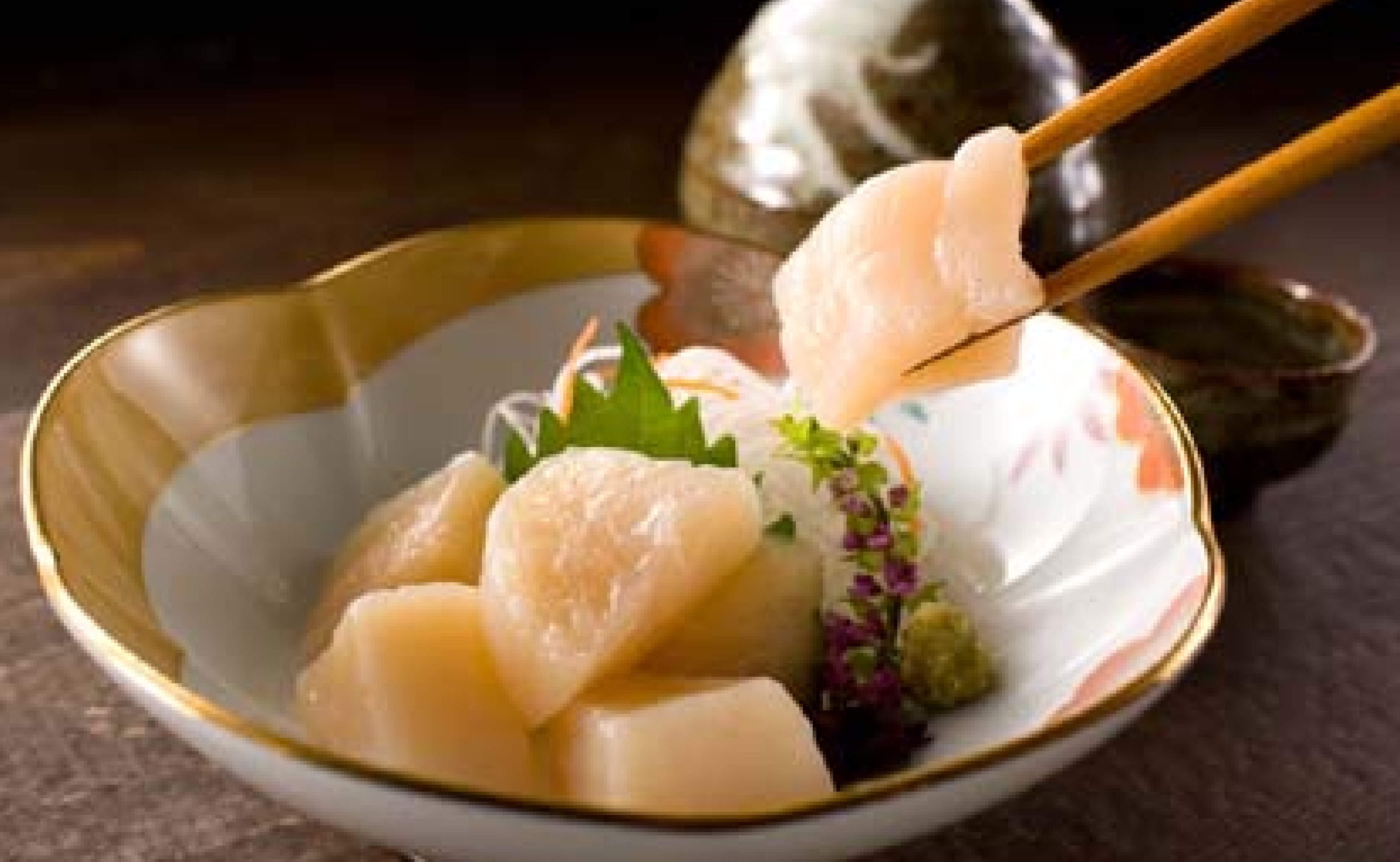 ホタテの貝柱のお刺身　冬ver